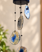 Blue Agate Hanging Suncatcher