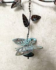 Blue Butterfly Mobile Garden Chime