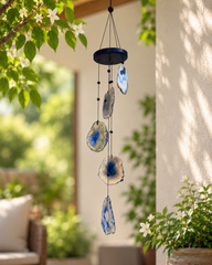 Blue Agate Hanging Suncatcher