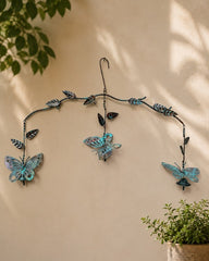 Blue Butterfly Mobile Garden Chime