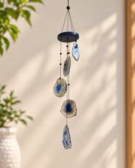 Blue Agate Hanging Suncatcher