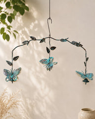 Blue Butterfly Mobile Garden Chime