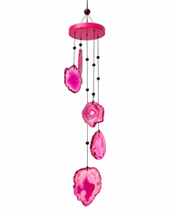 Pink Agate Hanging Suncatcher