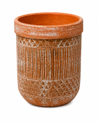 Carved Terracotta Planter