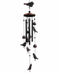 Bird Wind Chime in copper