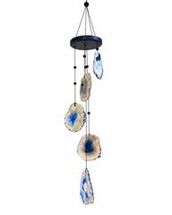 Blue Agate Hanging Suncatcher