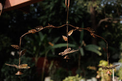 Copper Butterfly Mobile Garden Chime